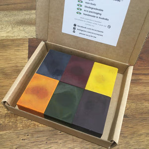 Eco Crayons Blocks: 6 Colour Blocks