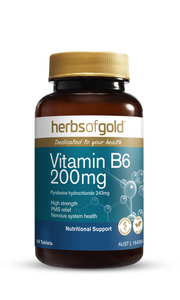 Herbs Of Gold: Vitamin B6 200mg