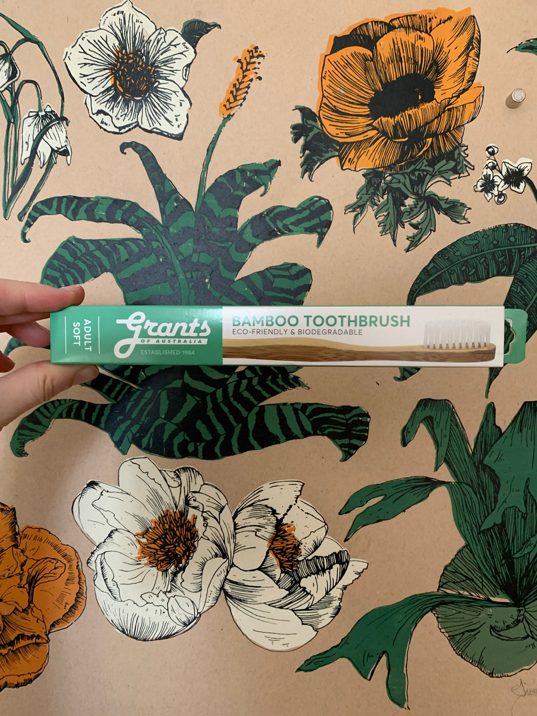 Grants Bamboo Toothbrush: Adult, soft