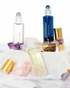 Bopo: crystal infused natural perfume rollers
