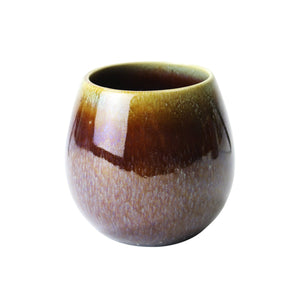 Ceramic Latte Mug in Brown Jasper Glaze