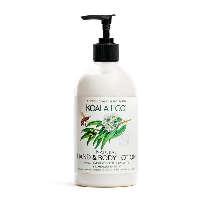 Koala Eco: Natural Hand & Body Lotion (Lemon Scented Eucalyptus & Rosemary)